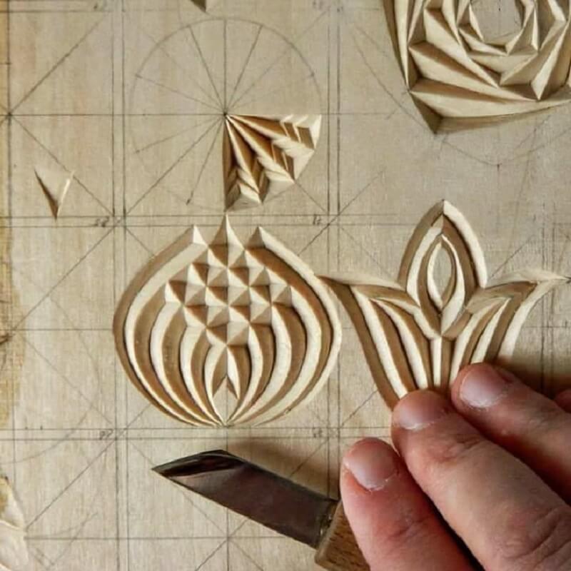 Chip-carving-on-basswood