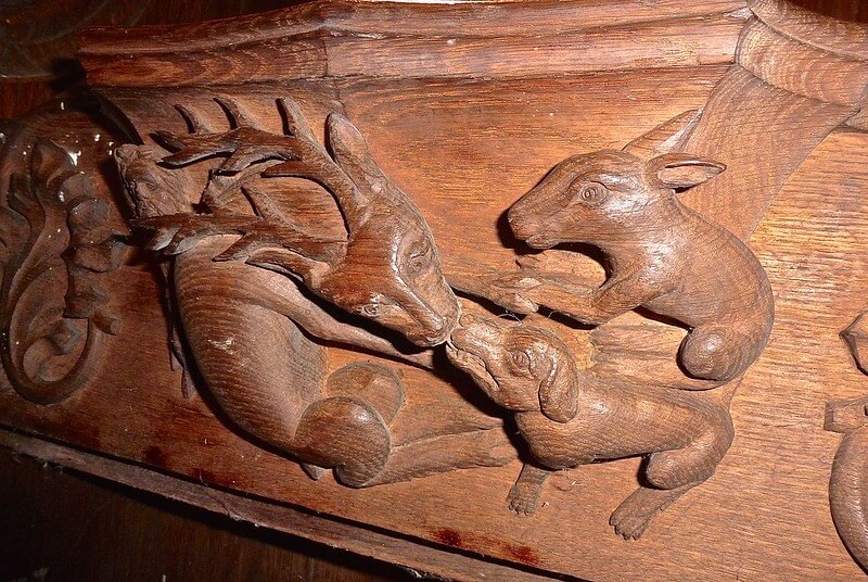 Hatherop-St-Nicholas-High-Relief-Wood-Carving